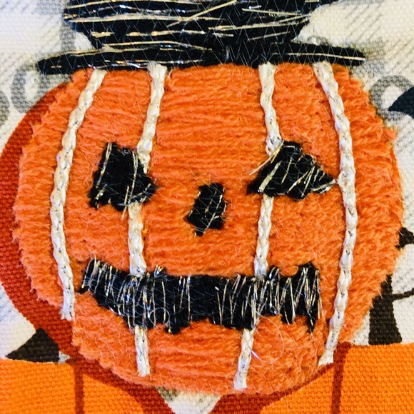 3 Halloween Embroidered Black Cat Kitchen Towels - Picture 5 of 12